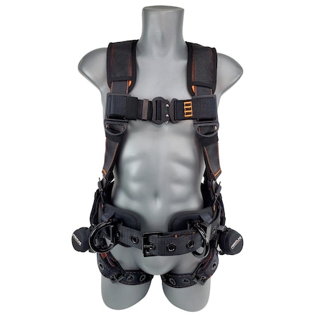 Frontline Combat Lite Harness, M/L, 310 lbs, Quick Connect Chest/ Side D-Ring 110CTB-ML